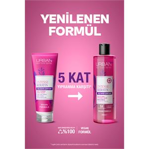 Urban Care Intense Keratin Yoğun Hasar Onarıcı Saç Bakım Şampuanı-350ml-vegan-