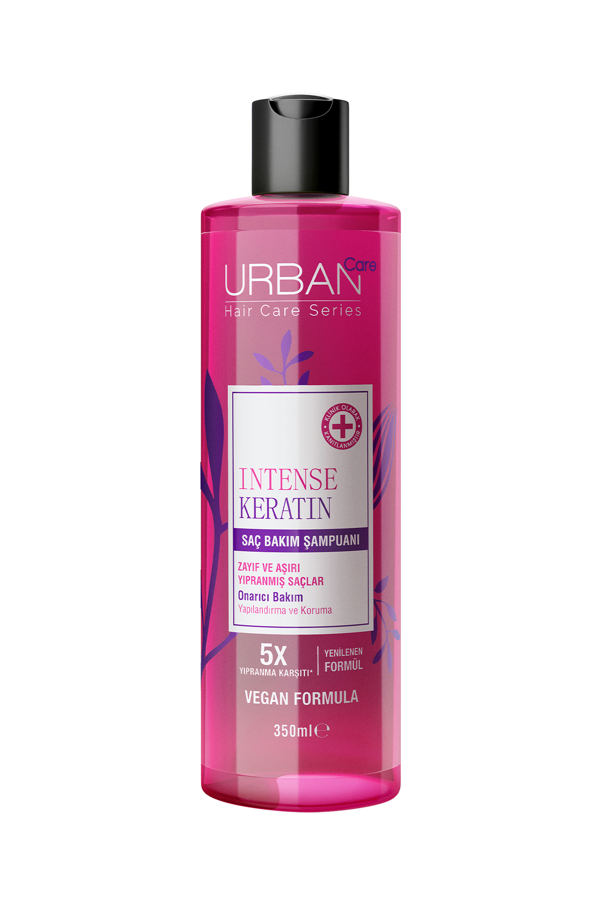 Urban Care Intense Keratin Yoğun Hasar Onarıcı Saç Bakım Şampuanı-350ml-vegan-