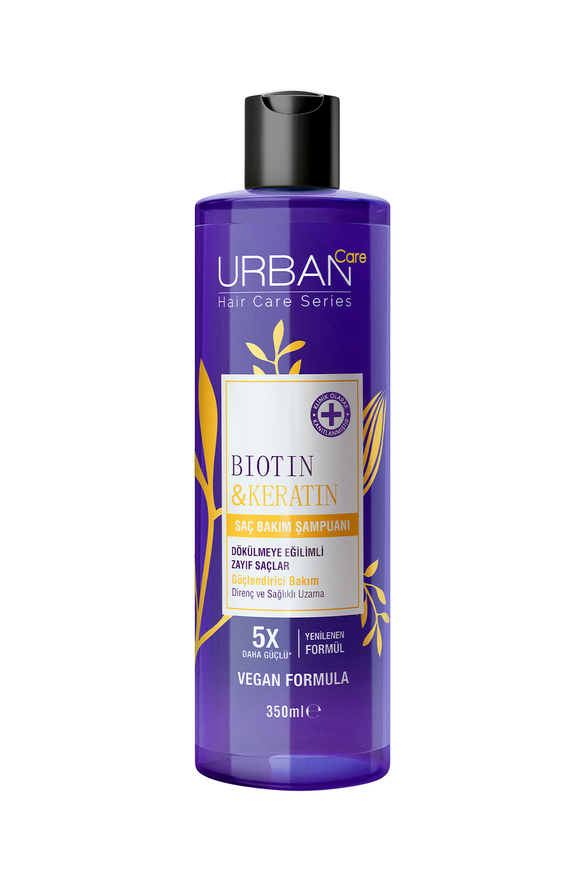 Urban Care Biotin & Keratin Dökülme Karşıtı Ve Sağlıklı Uzamaya Yardımcı Saç Bakım Şampuanı-350 Ml-vegan-