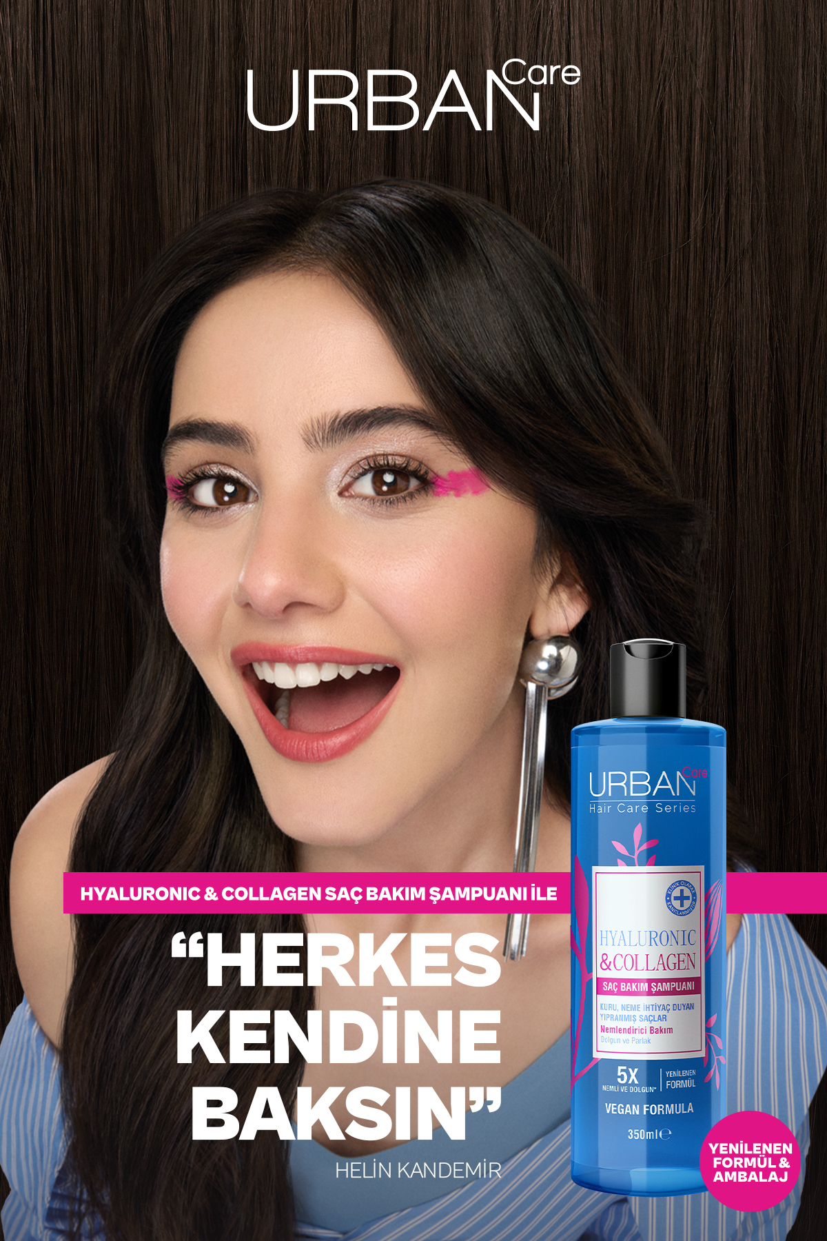 Urban Care Hyaluronic & Collagen Ekstra Dolgunlaştırıcı Saç Bakım Şampuanı-350 Ml-vegan-