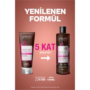Urban Care Argan Oil & Keratin Besleyici Ve Kırılma Karşıtı Saç Bakım Şampuanı-350 Ml-vegan-