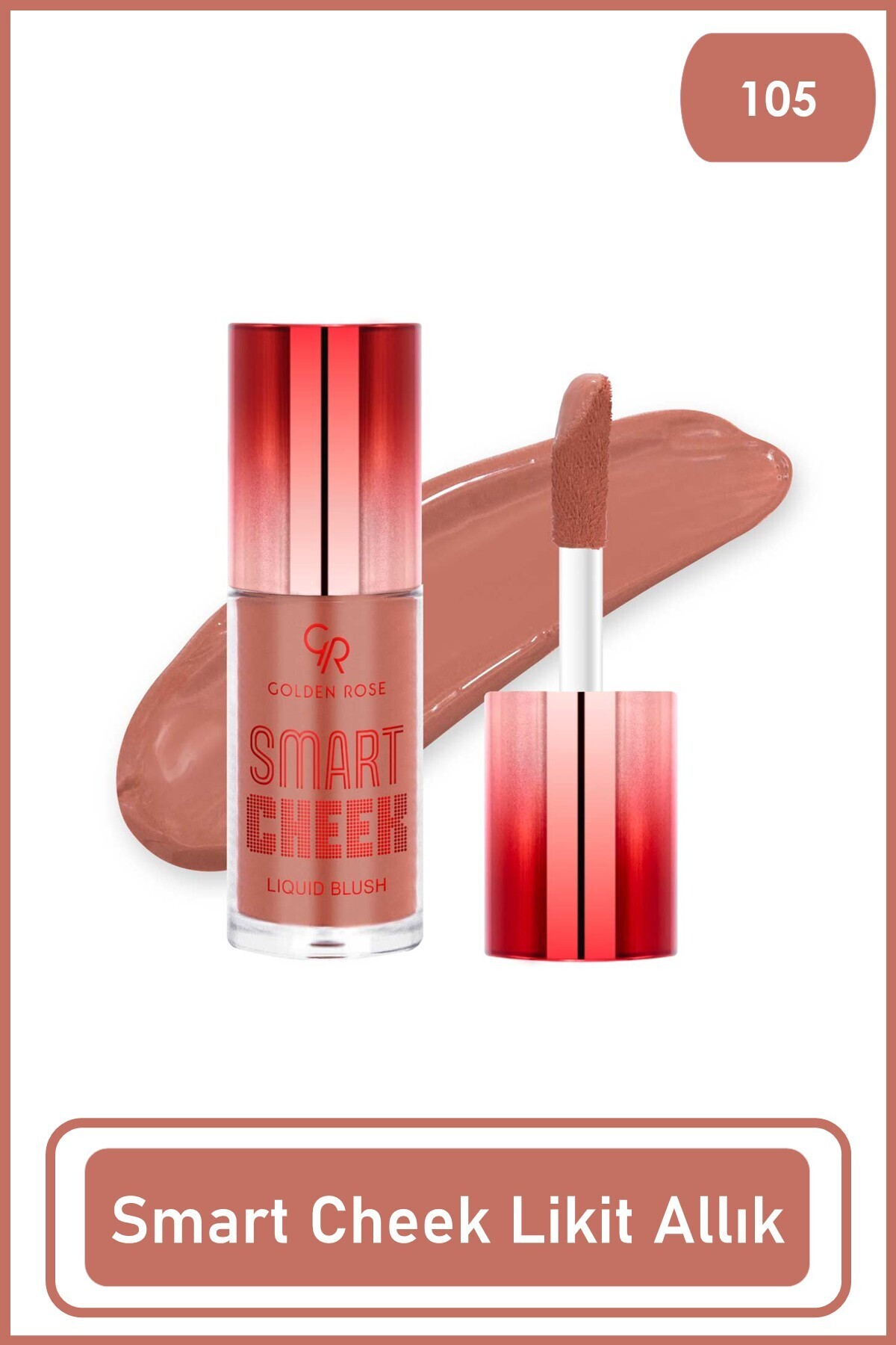 Golden Rose Smart Cheek Liquid Blush No: 105-