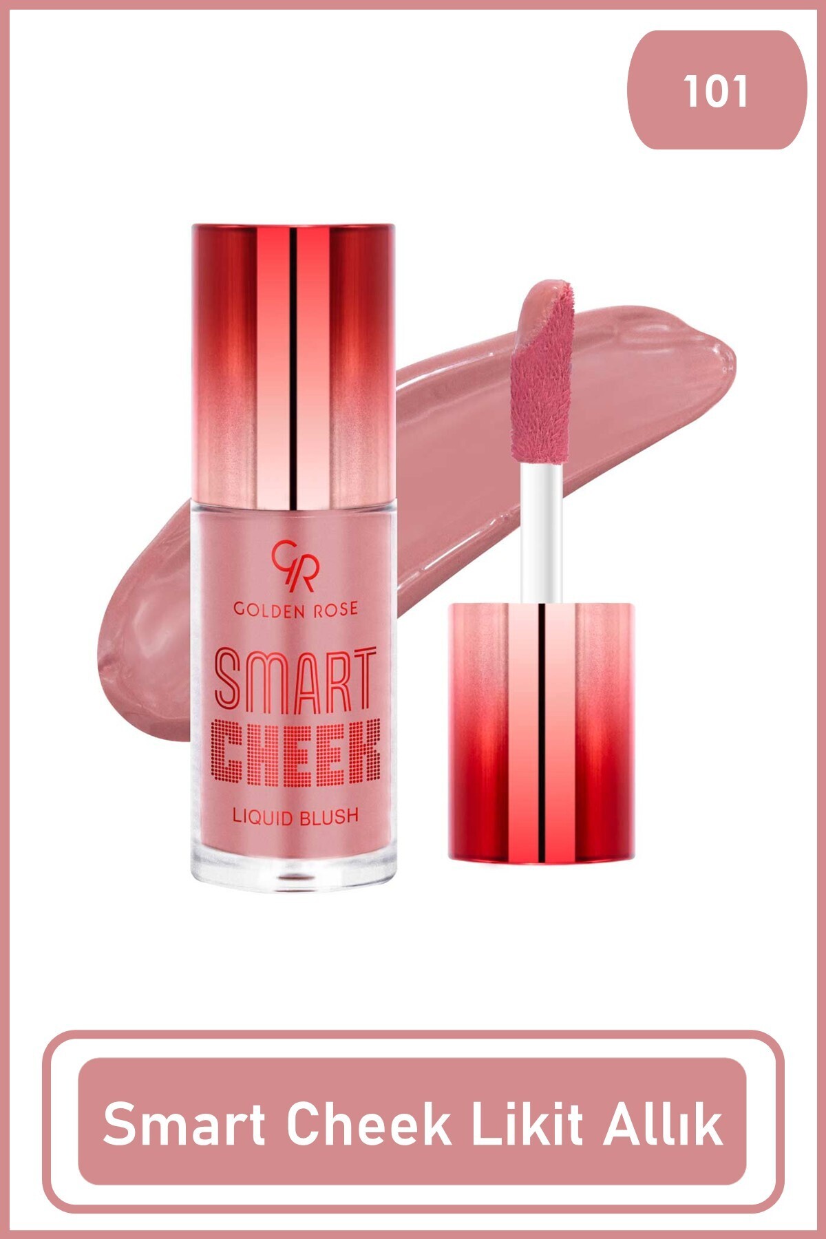 Golden Rose Smart Cheek Liquid Blush No: 101-