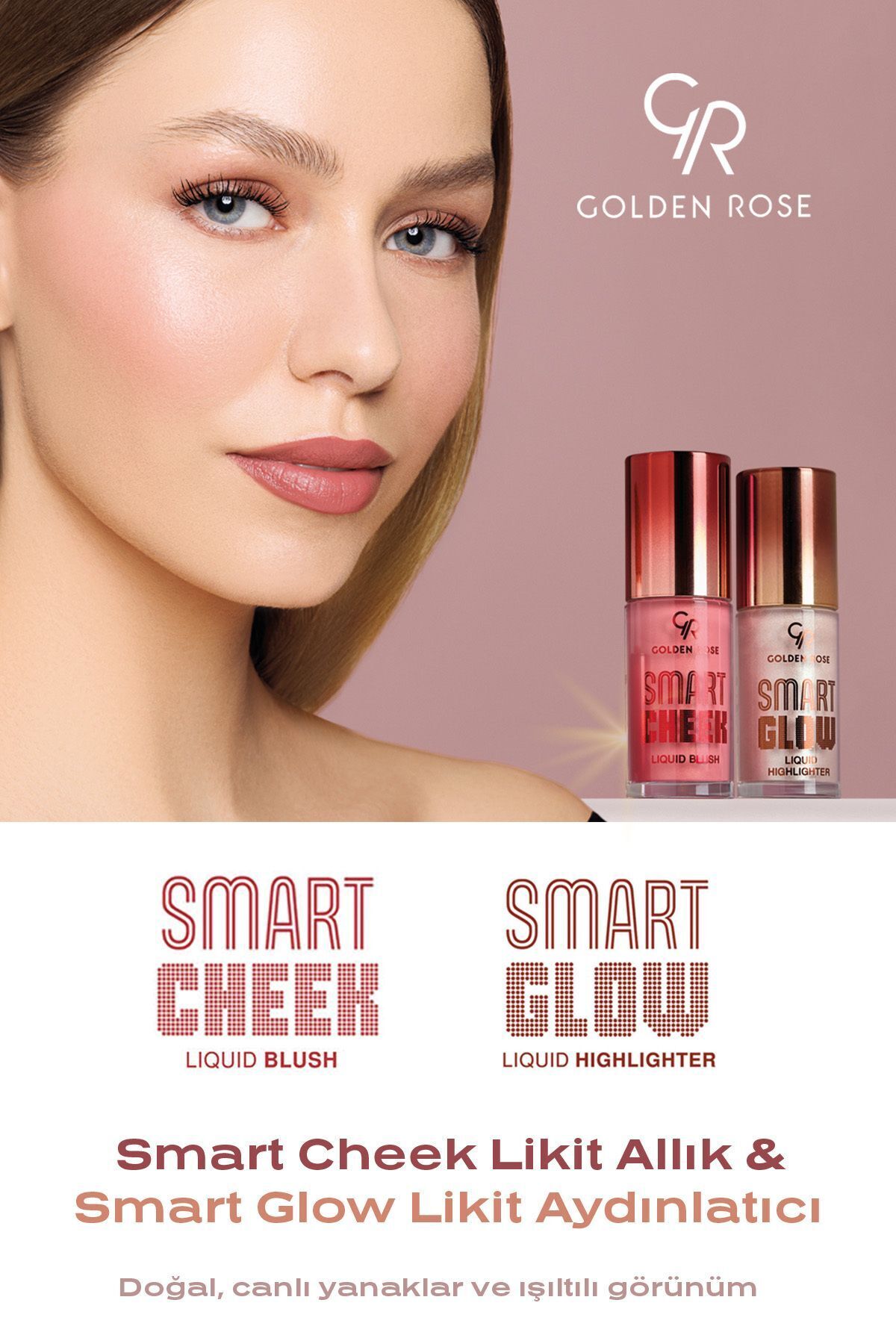 Golden Rose Smart Cheek Liquid Blush No: 101-