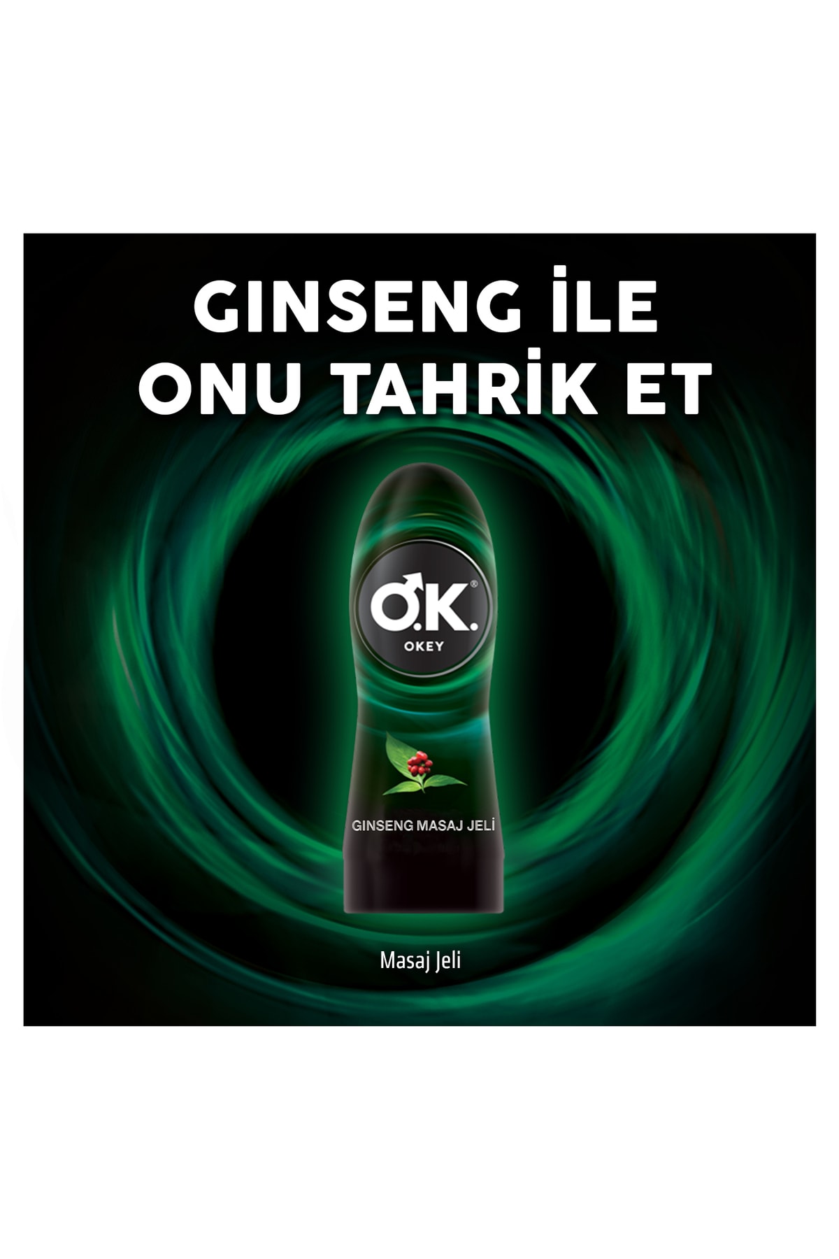Okey Ginseng Masaj Jeli 200 ml-