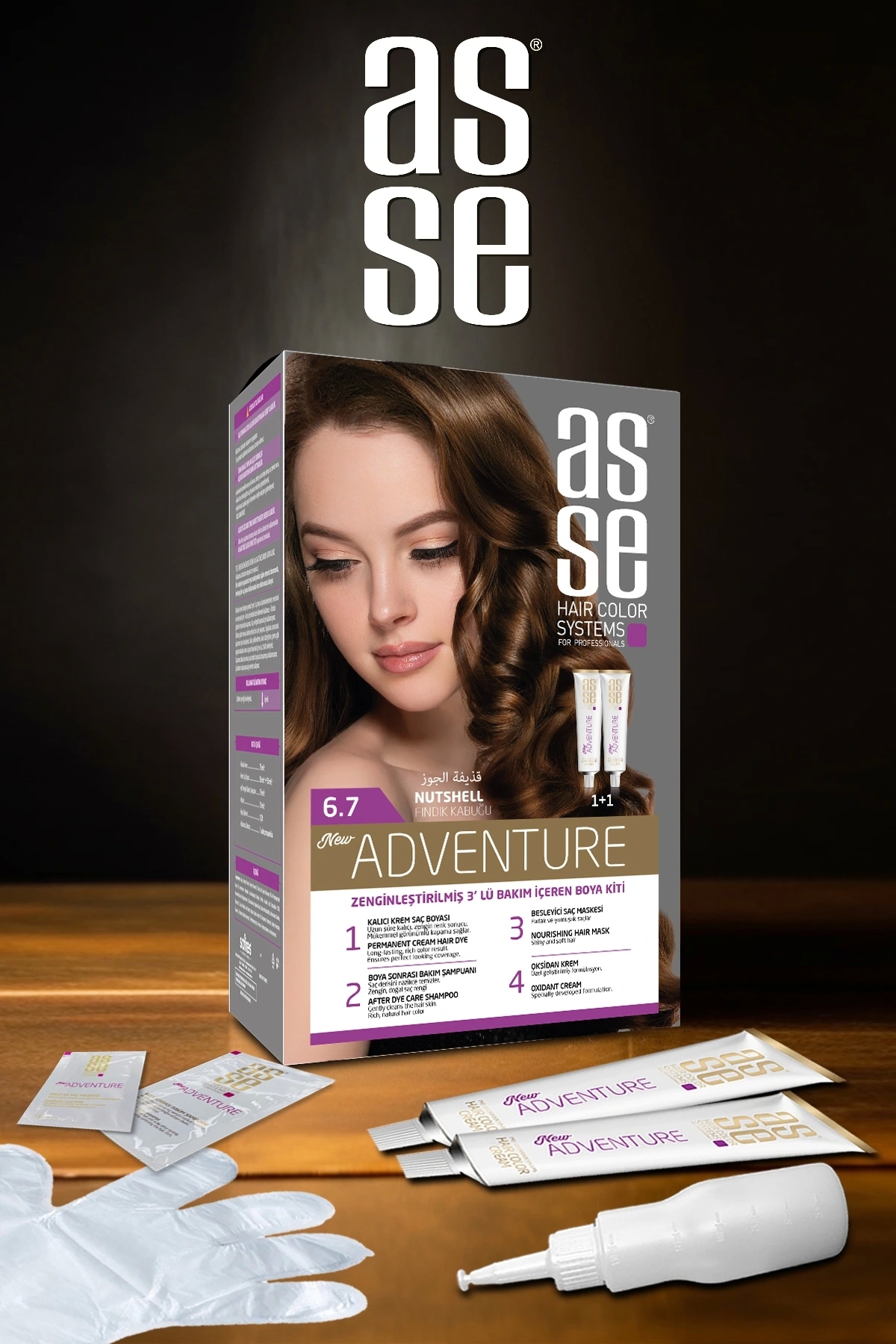 ASSE ADVENTURE SET BOYA NO:6.7 FINDIK KABUĞU-