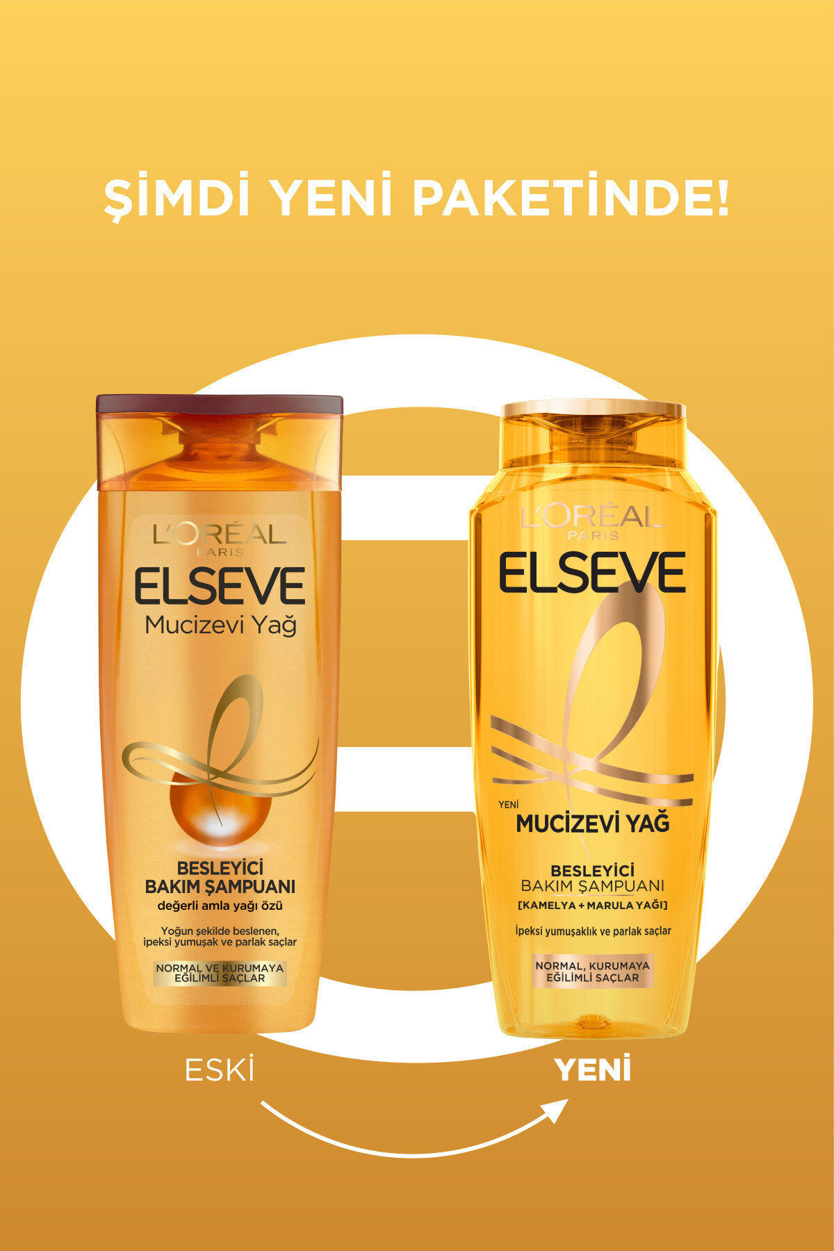 Elseve Mucizevi Yağ Besleyici Bakım Şampuanı 400 ml-