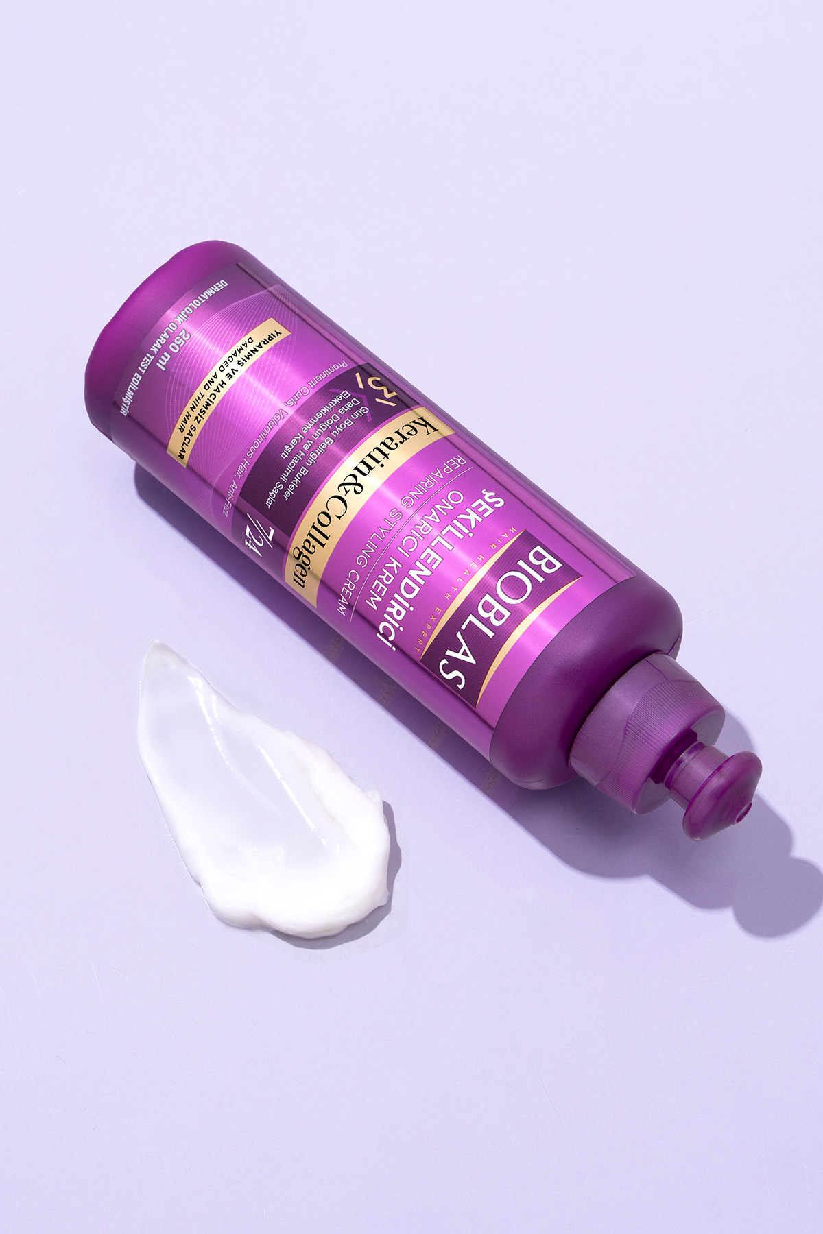 Bioblas 7 24 Şekillendirici Saç Bakım Kremi Belirgin Bukleler Dalgalı Ve Kıvırcık Saçlar 250ML-