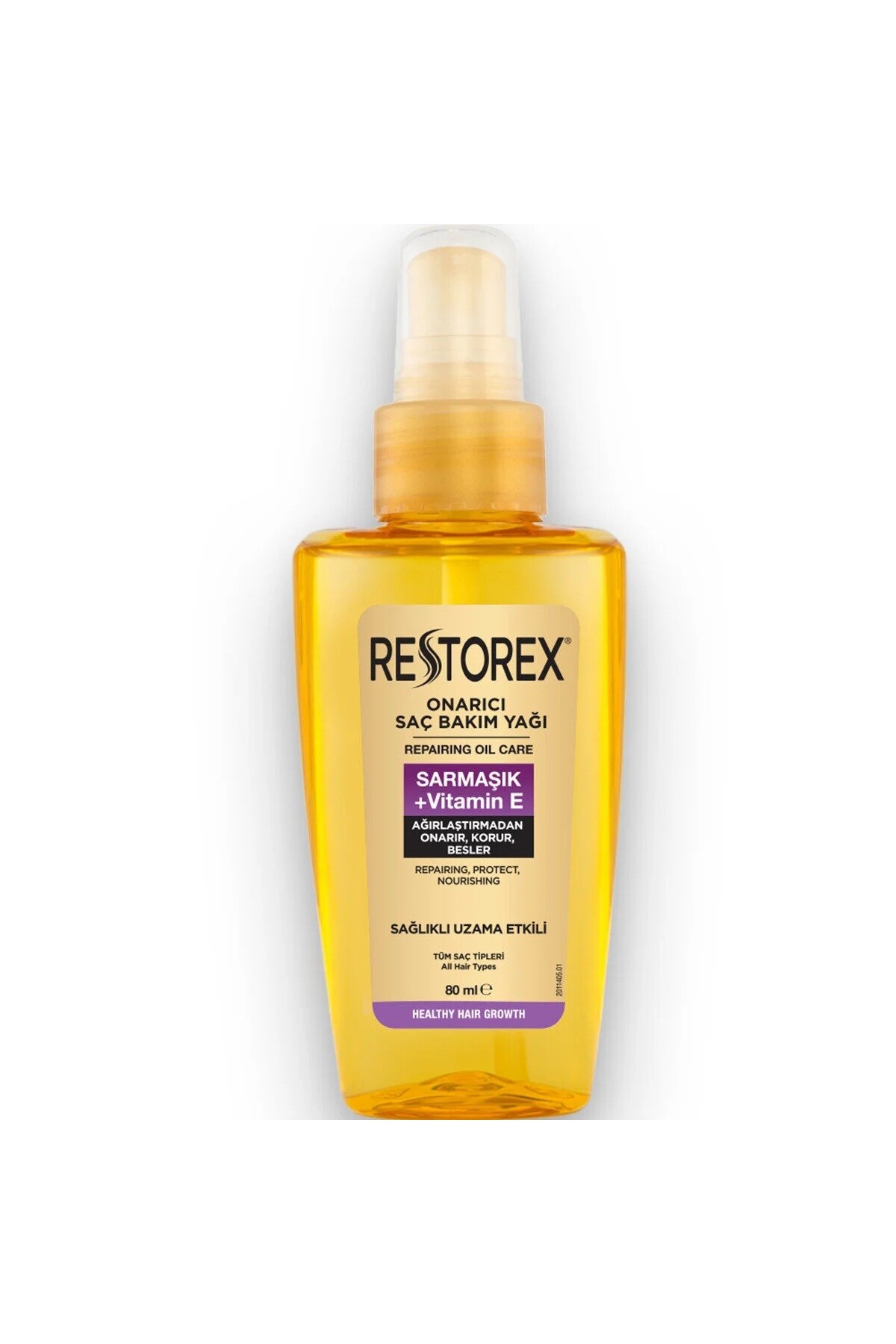 RESTOREX ONARICI SAÇ BAKIM YAĞI SARMAŞIK VİTAMİN E 80 ml-