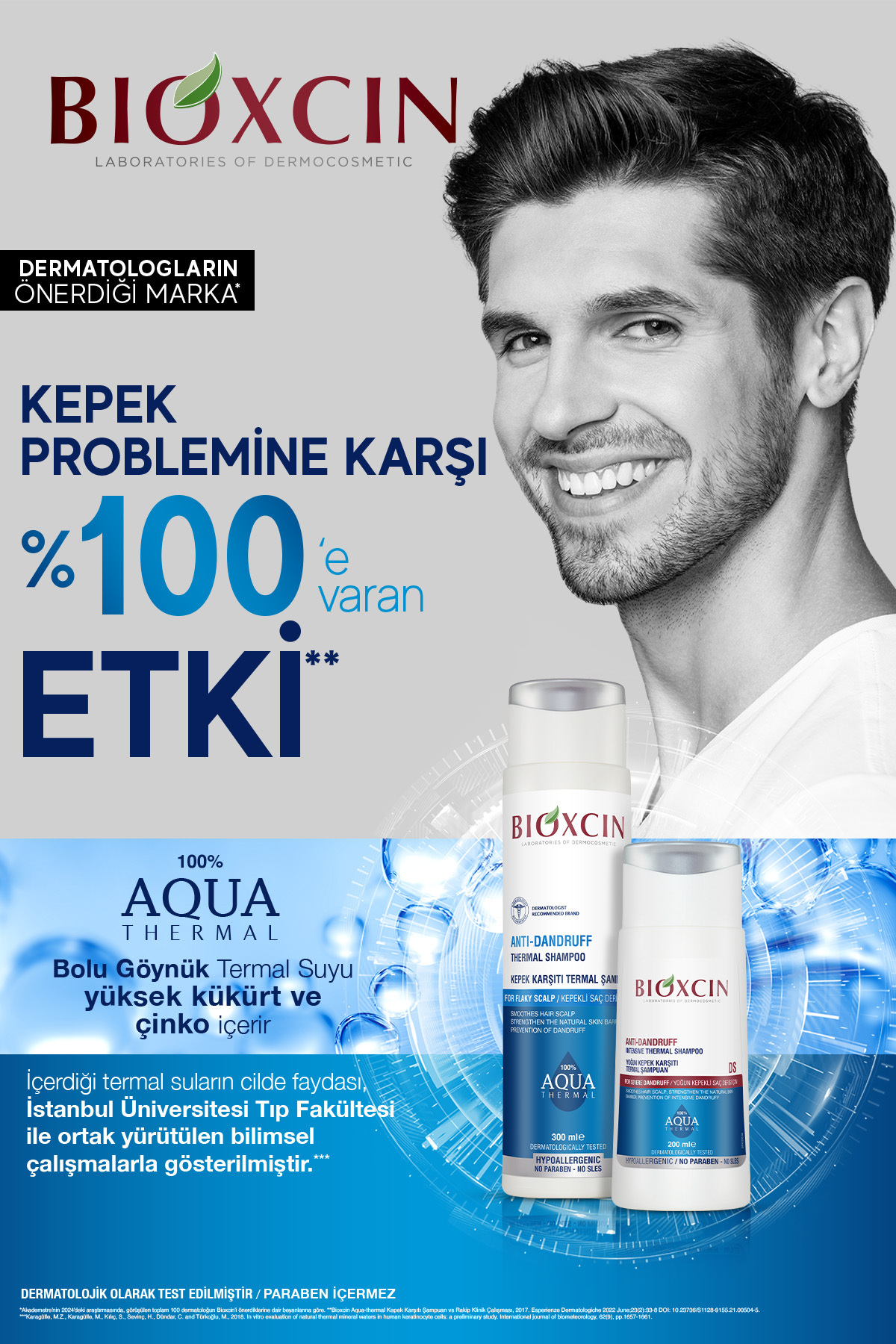 BİOXCİN AQUA-THERMAL KEPEK KARŞITI ŞAMPUAN 300 ML-
