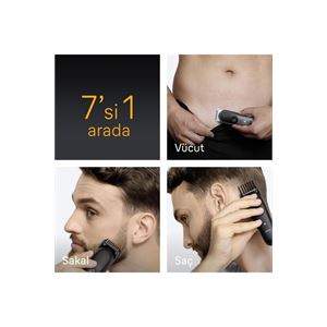 Braun Hepsi Bir Arada Series 5, 7’si 1 arada Tıraş Kiti, Keskin Bıçak, Vücut Tıraşı AIO5520-