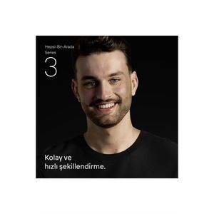 Braun Hepsi Bir Arada Series 3, 4’ü 1 arada Tıraş Kiti, Keskin Bıçak, 14 Uzunluk, AIO3500-