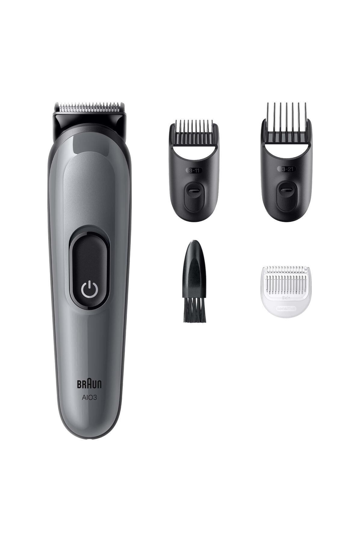 Braun Hepsi Bir Arada Series 3, 4’ü 1 arada Tıraş Kiti, Keskin Bıçak, 14 Uzunluk, AIO3500-