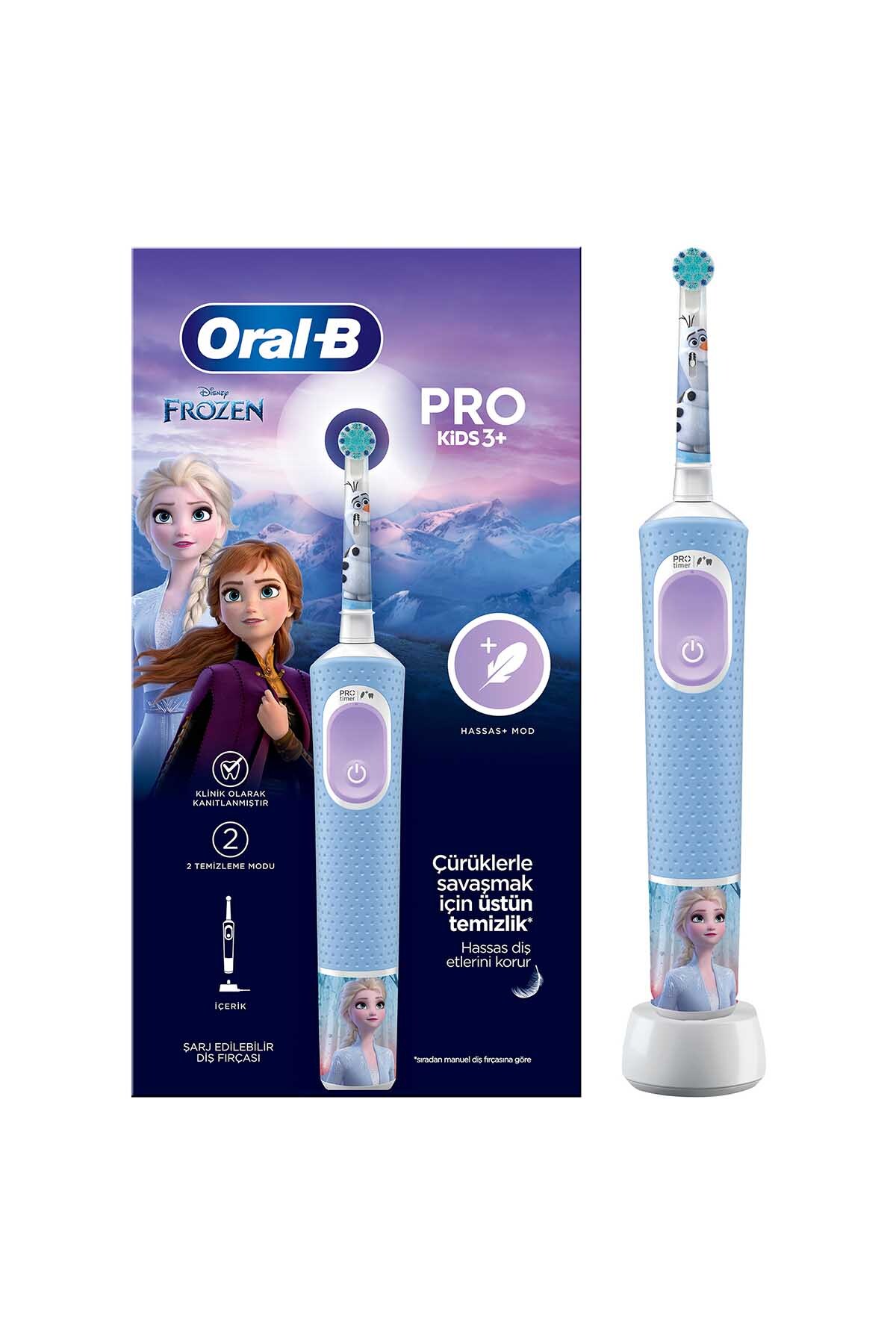 Oral-B Çocuk Şarjlı/elektrikli Diş Fırçası Frozen D100-
