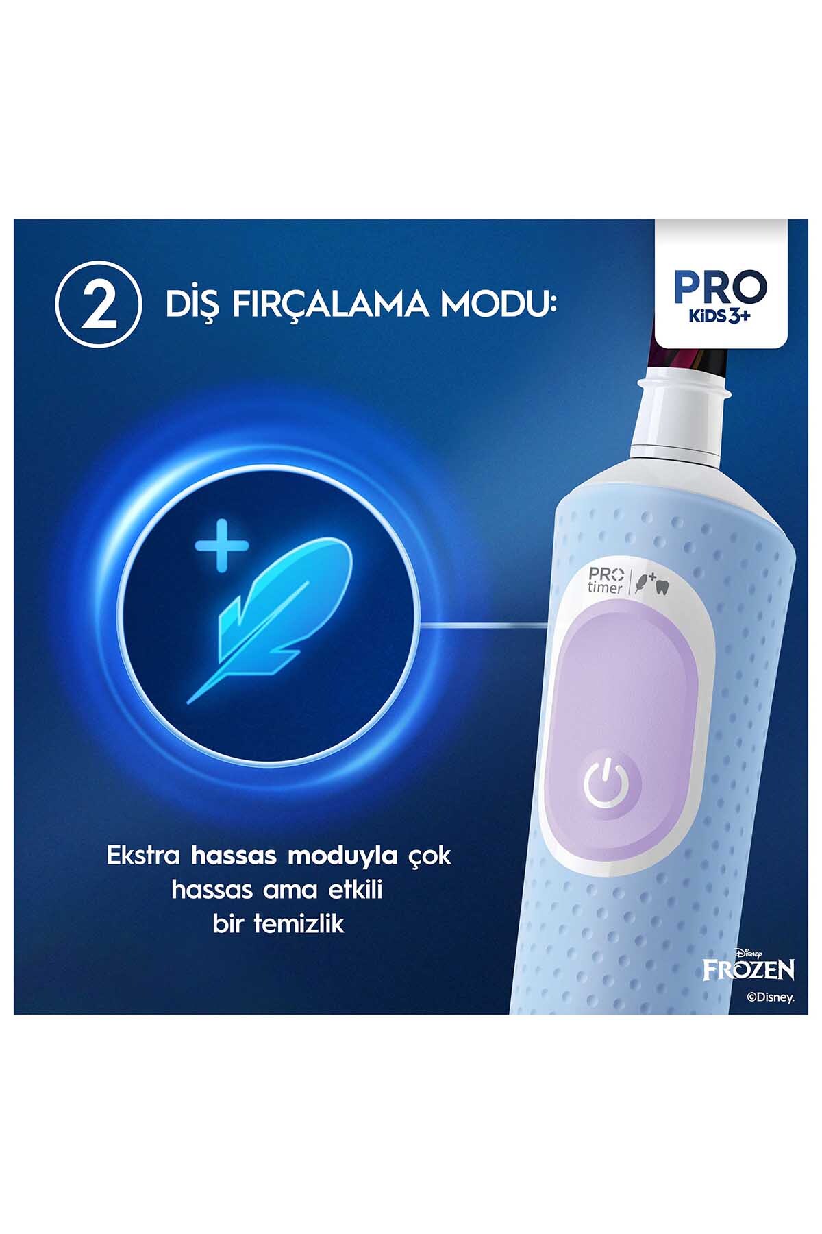Oral-B Çocuk Şarjlı/elektrikli Diş Fırçası Frozen D100-