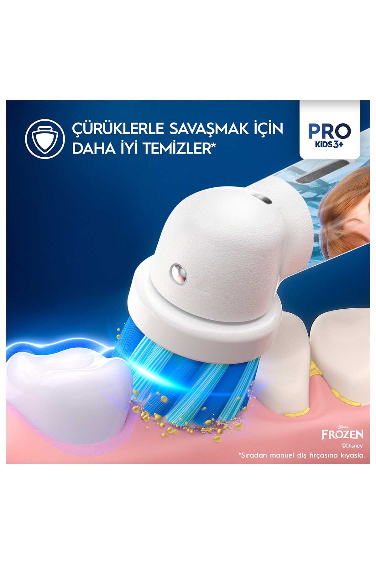 Oral-B Çocuk Şarjlı/elektrikli Diş Fırçası Frozen D100-
