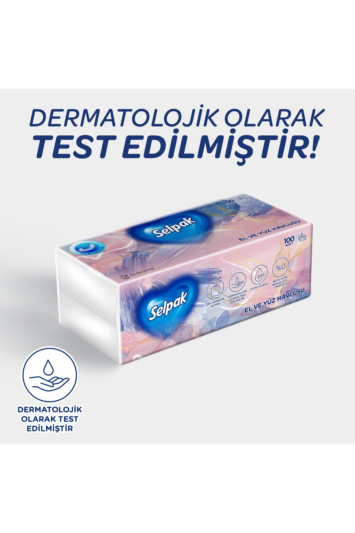 Selpak El ve Yüz Havlusu 100 Yaprak-