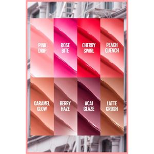 Maybelline New York Lifter Glaze Shea Yağı ve Hyalüronik Asit içeren Renkli Dudak Balmı - 04 Cherry Swirl-