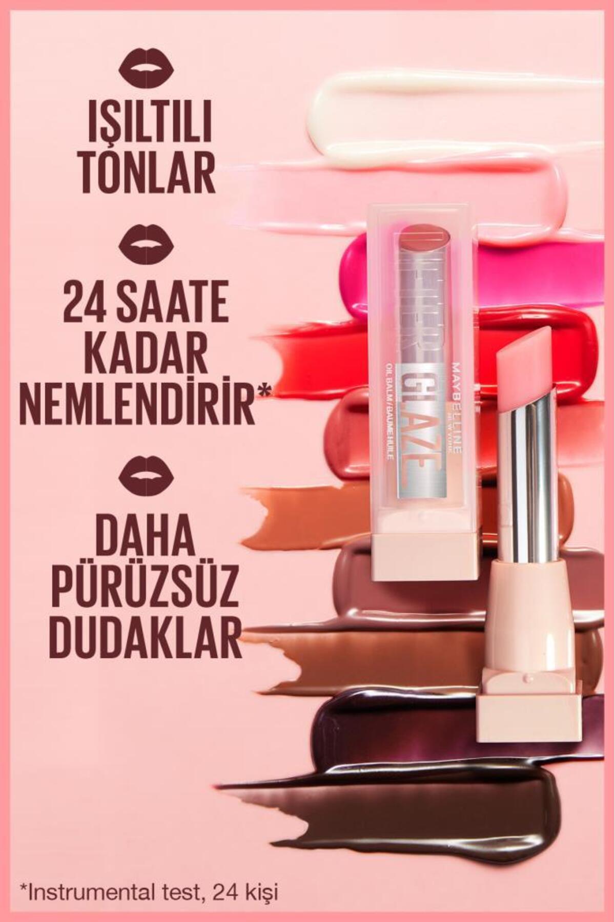Maybelline New York Lifter Glaze Shea Yağı ve Hyalüronik Asit içeren Renkli Dudak Balmı - 08 Acai Glaze-