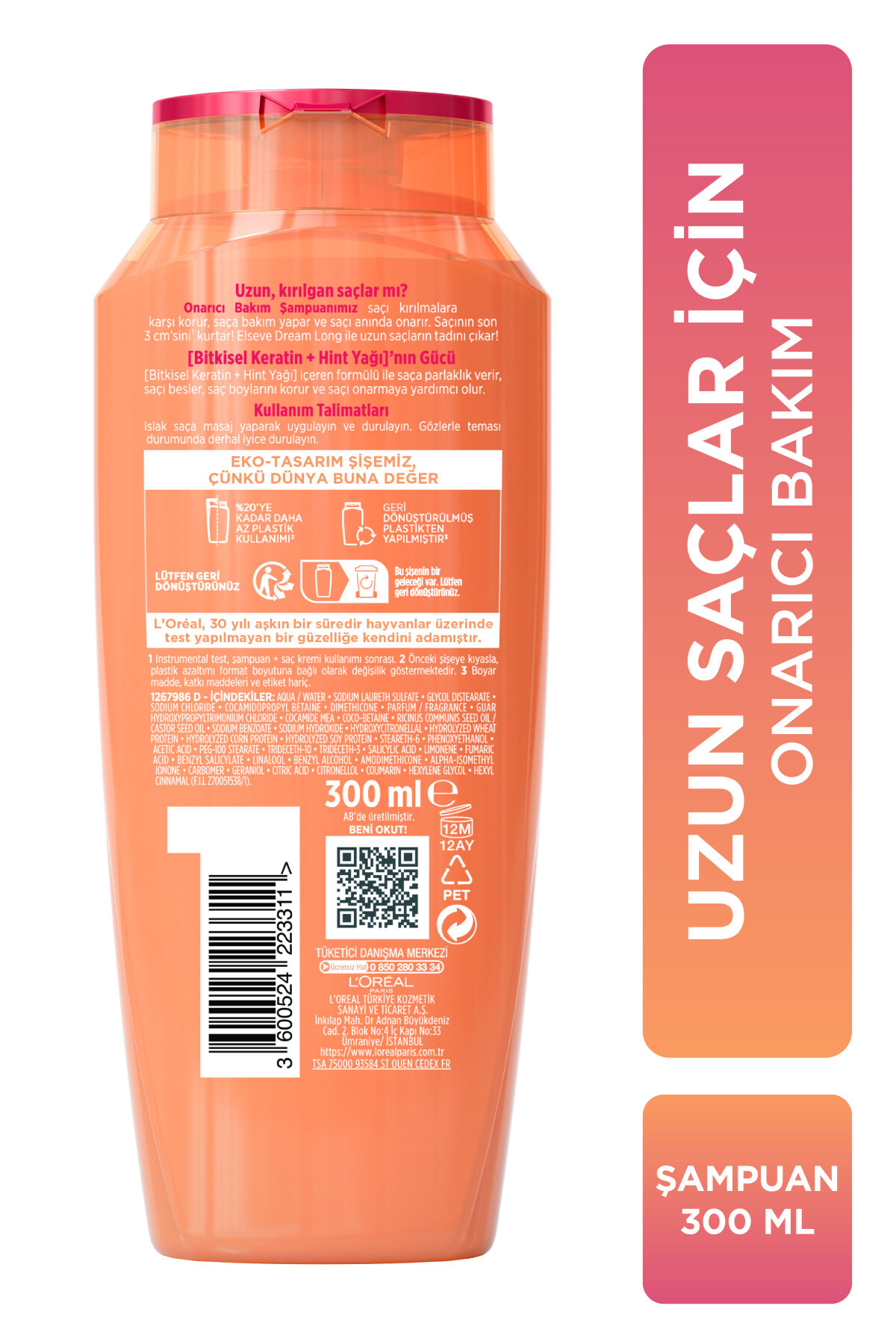 Elseve Şampuan Dream Long 300ml-