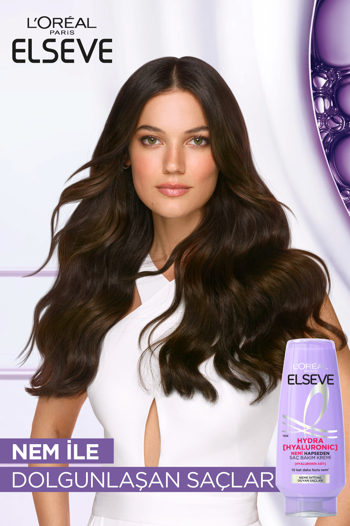 Elseve Hyaluronic Nem Saç Kremş 250 Ml-