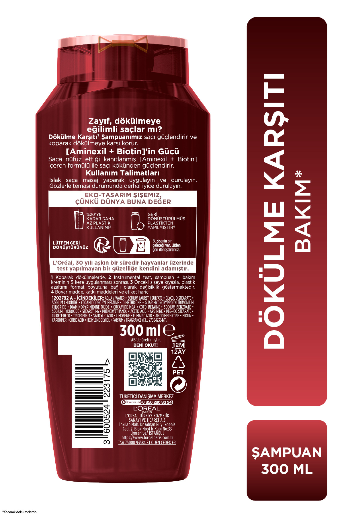 Elseve Şampuan Dökülme 300ml-