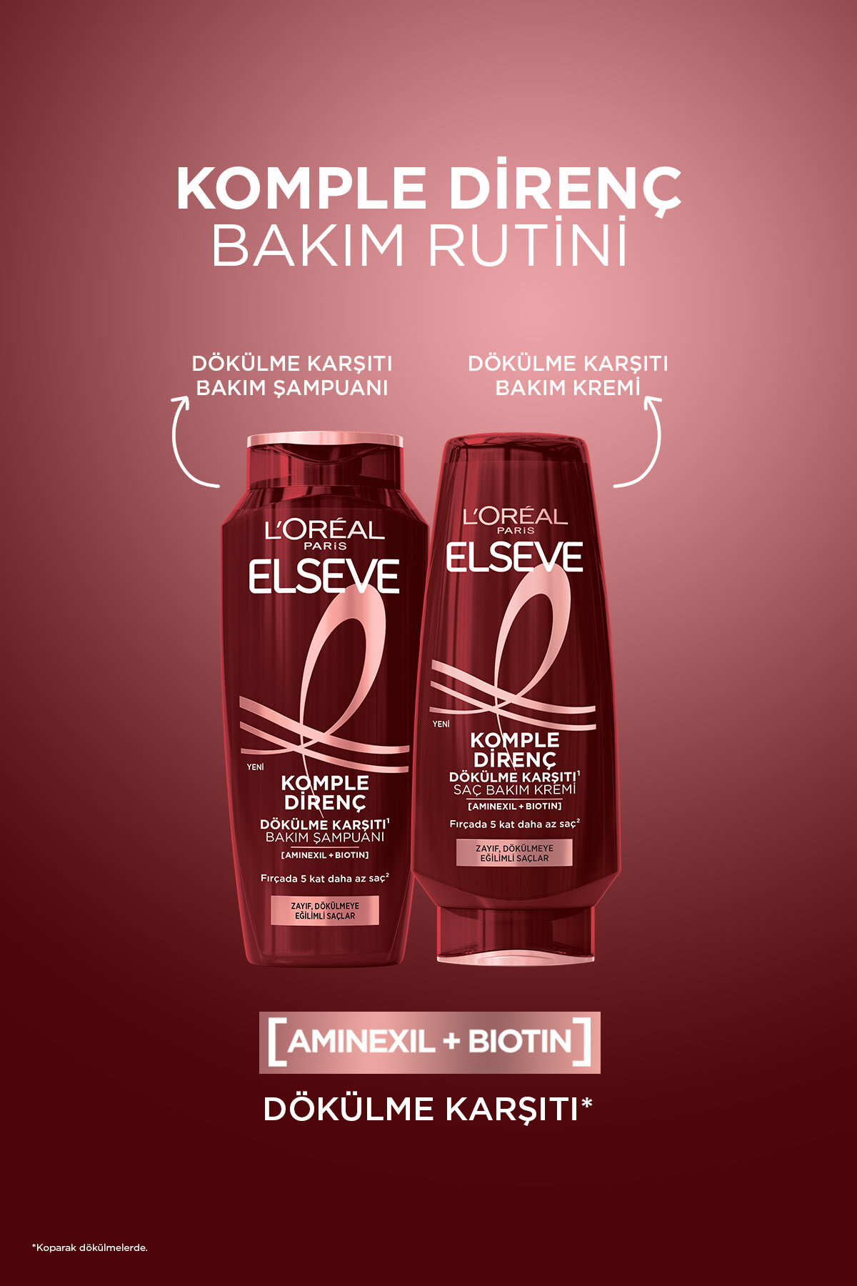 ELSEVE KOMPLE DİRENÇ DÖKÜLME KARSITI SAÇ BAKIM KREMİ-