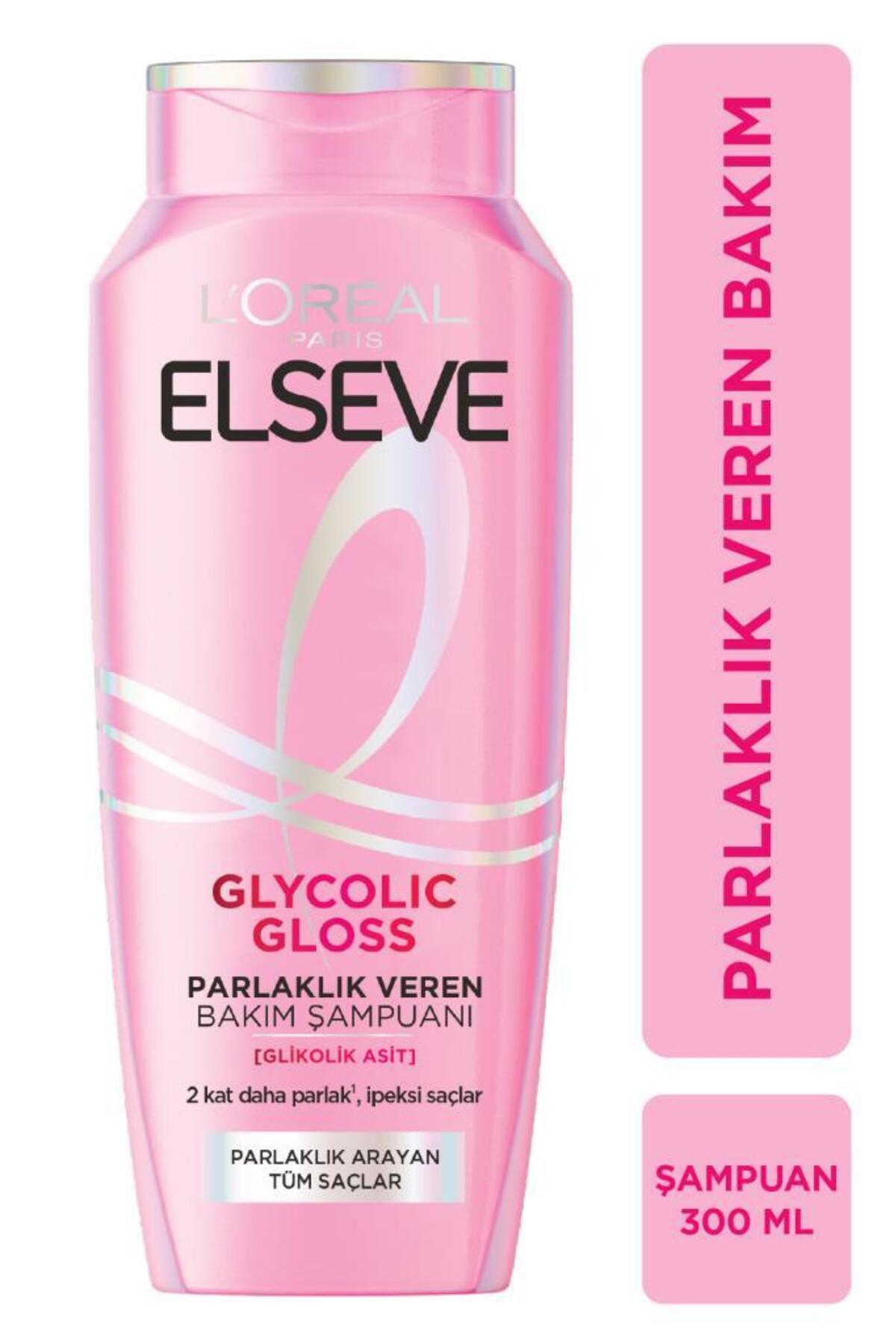 Elseve Glycolic Gloss Parlaklık Veren Bakım Şampuanı 300ml-