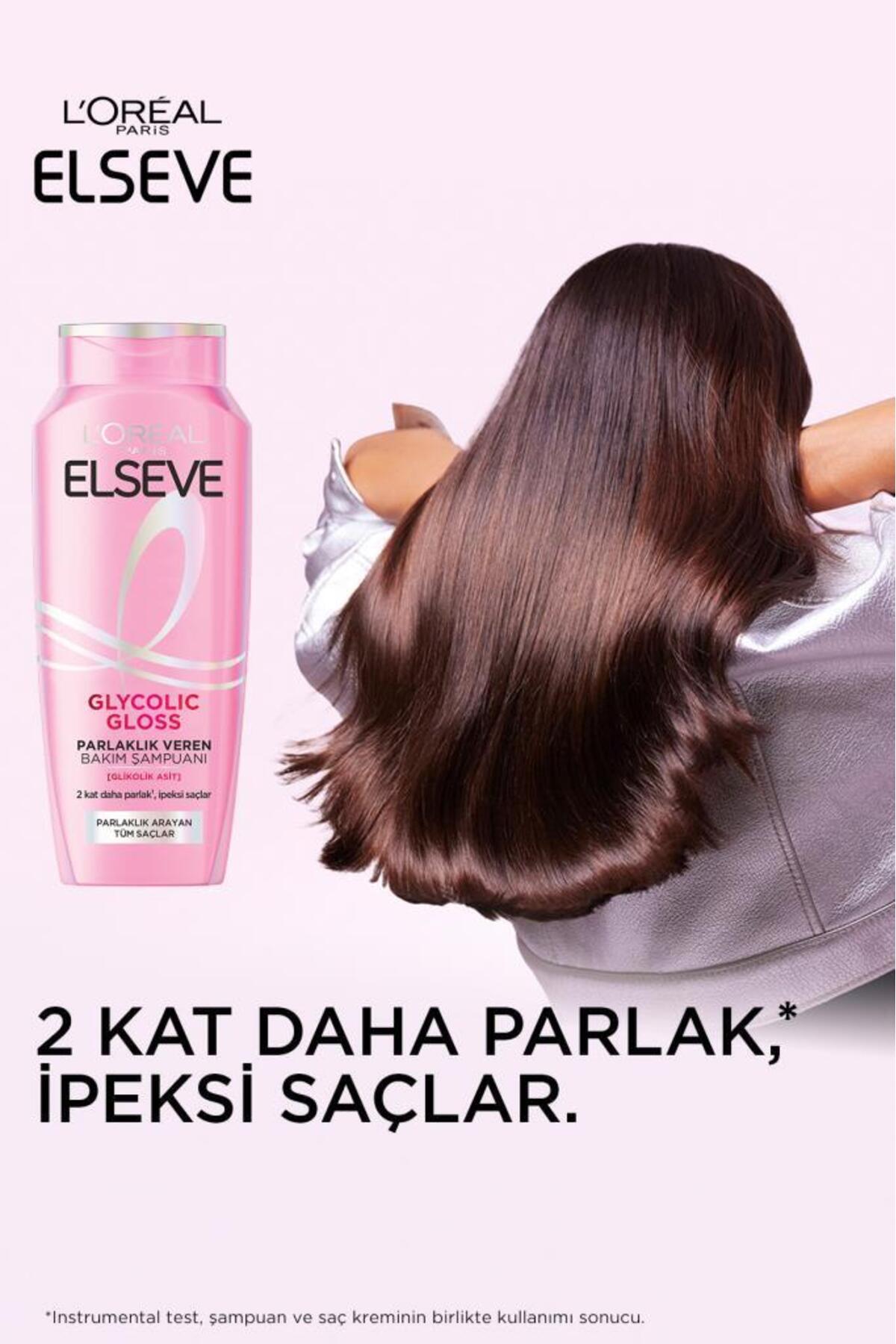 Elseve Glycolic Gloss Parlaklık Veren Bakım Şampuanı 300ml-
