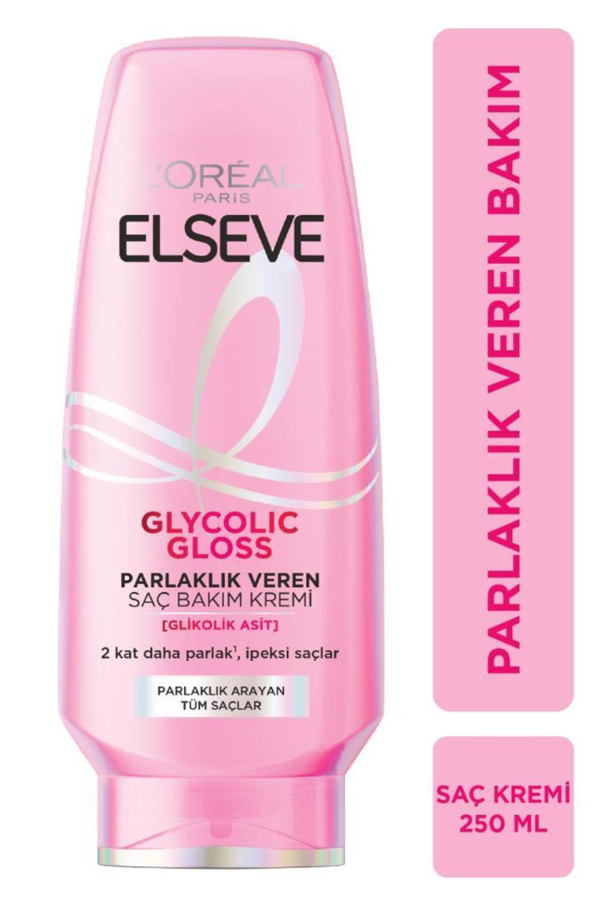 Elseve Glycolic Gloss Parlaklık Veren Saç Bakım Kremi 250ml-