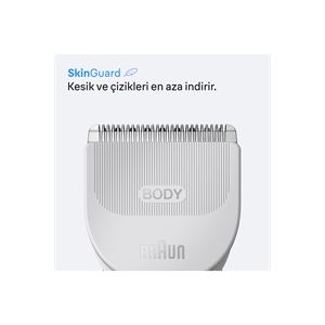 Braun Vücut Tıraş Makinesi Series 3, +3 Aksesuar, Su Geçirmez, BG3530-