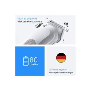 Braun Vücut Tıraş Makinesi Series 3, +3 Aksesuar, Su Geçirmez, BG3530-