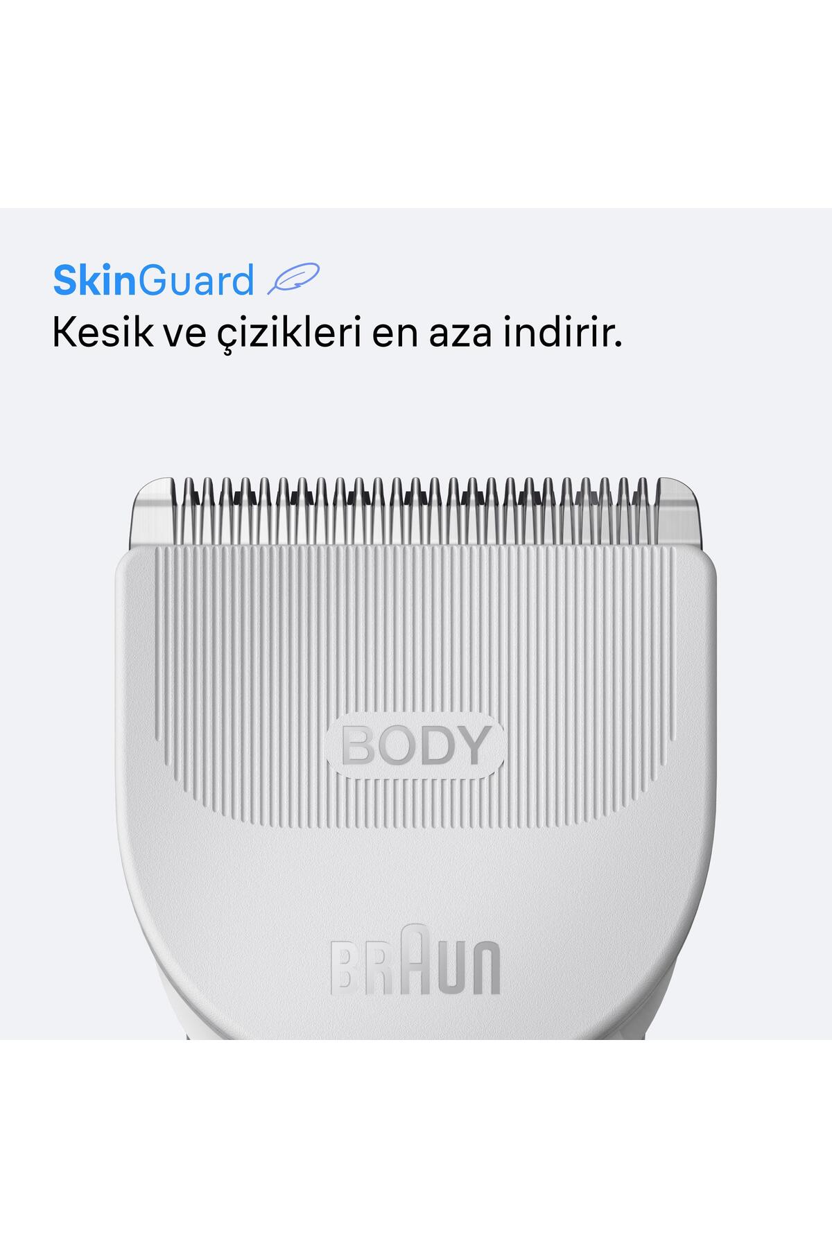 Braun Vücut Tıraş Makinesi Series 3, +3 Aksesuar, Su Geçirmez, BG3530-