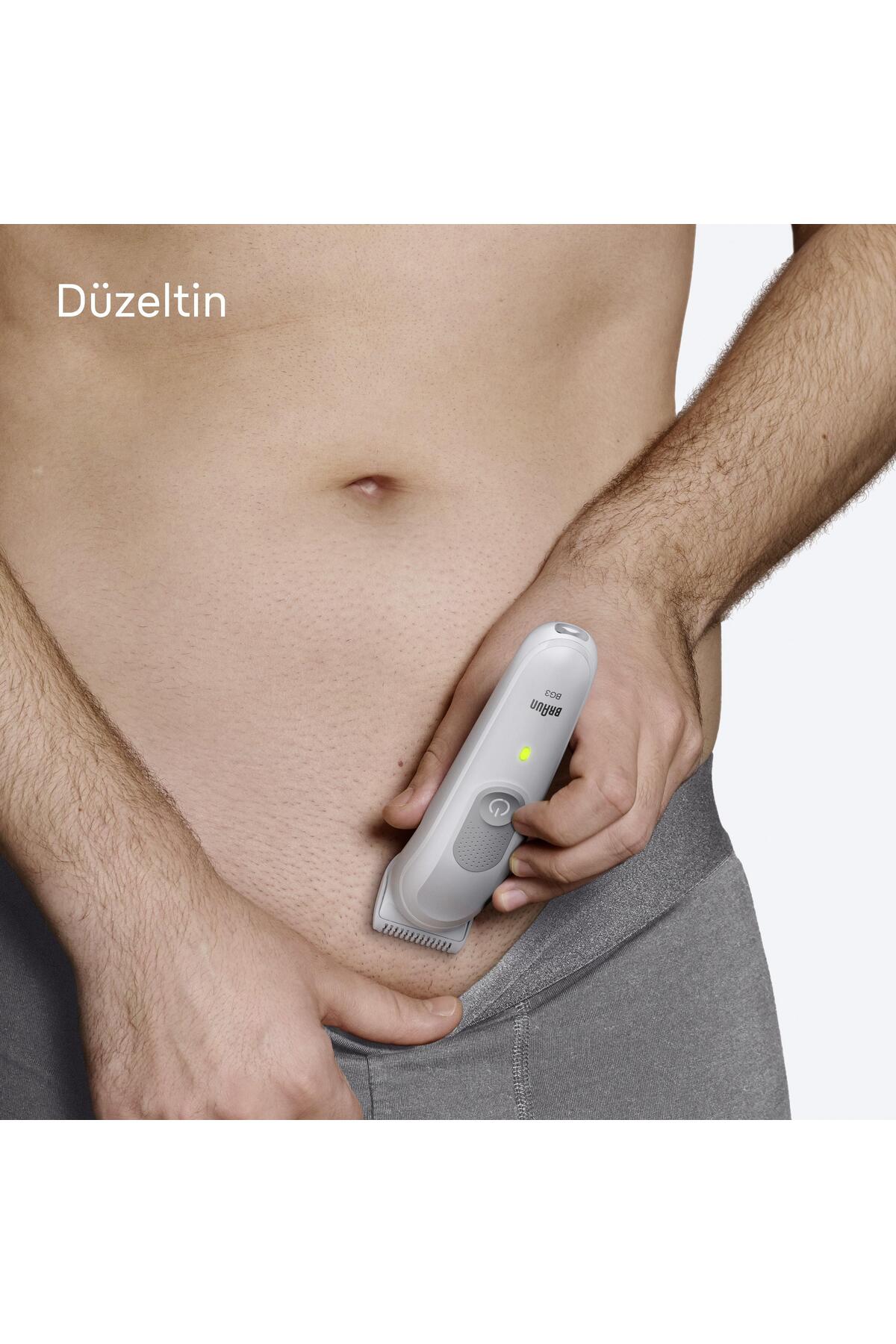 Braun Vücut Tıraş Makinesi Series 3, +3 Aksesuar, Su Geçirmez, BG3530-