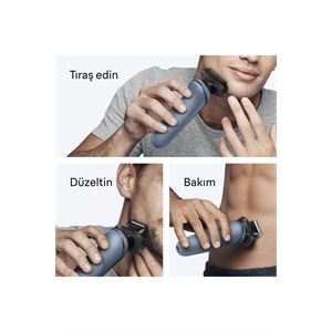 Braun Series 5 Elektrikli Tıraş Makinesi, Islak ve Kuru, Hassas Düzeltici, Vücut, 52-A1650S-