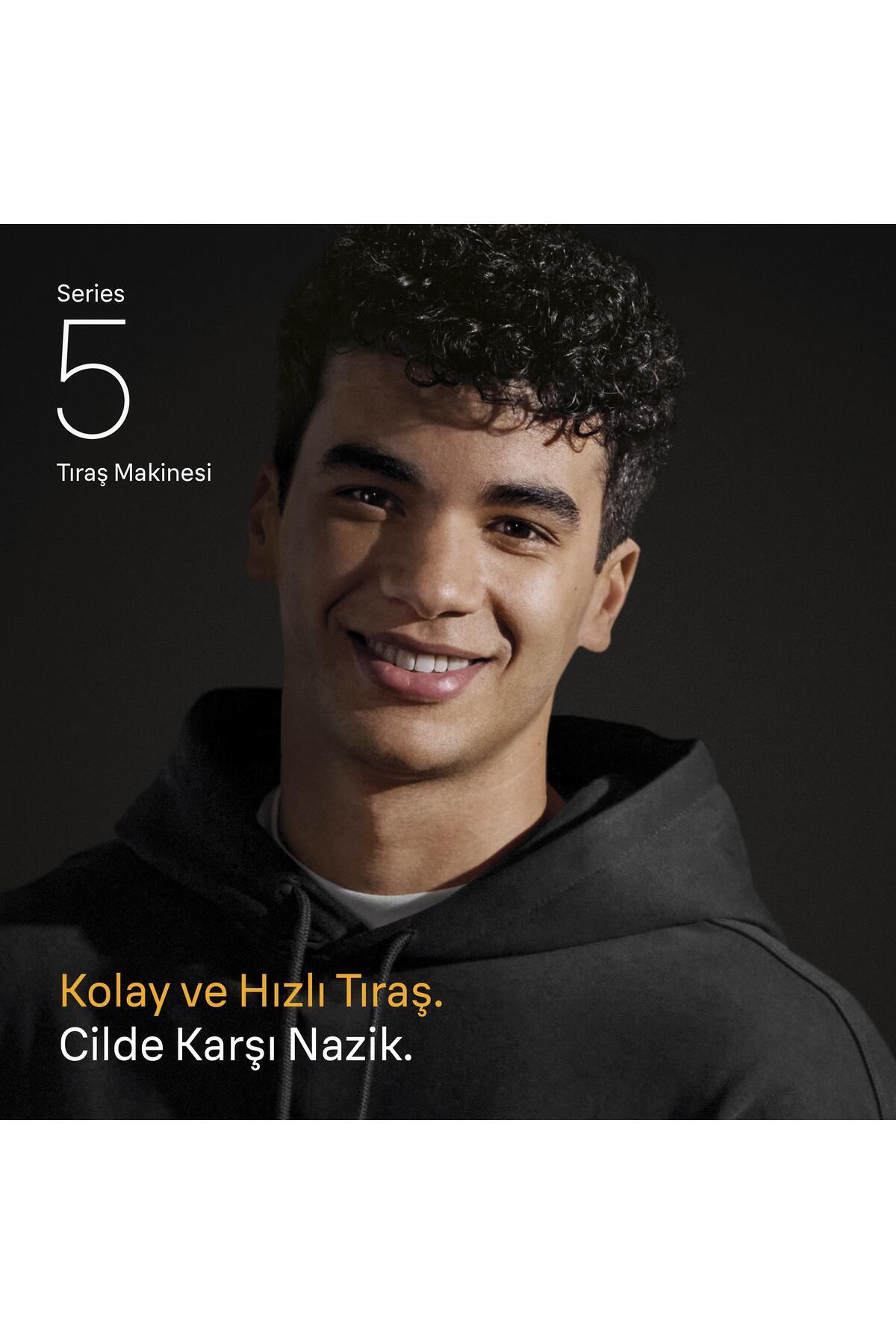 Braun Series 5 Elektrikli Tıraş Makinesi, Islak ve Kuru, Hassas Düzeltici, Vücut, 52-A1650S-