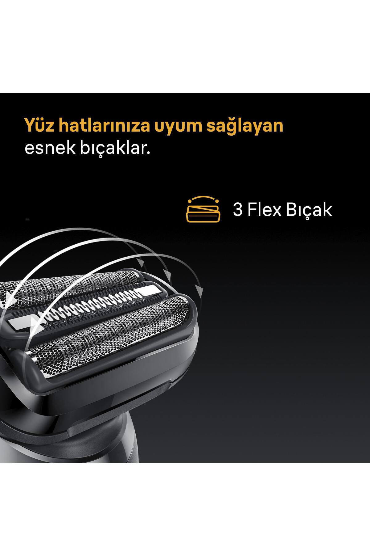 Braun Series 5 Elektrikli Tıraş Makinesi, Islak ve Kuru, Hassas Düzeltici, Vücut, 52-A1650S-
