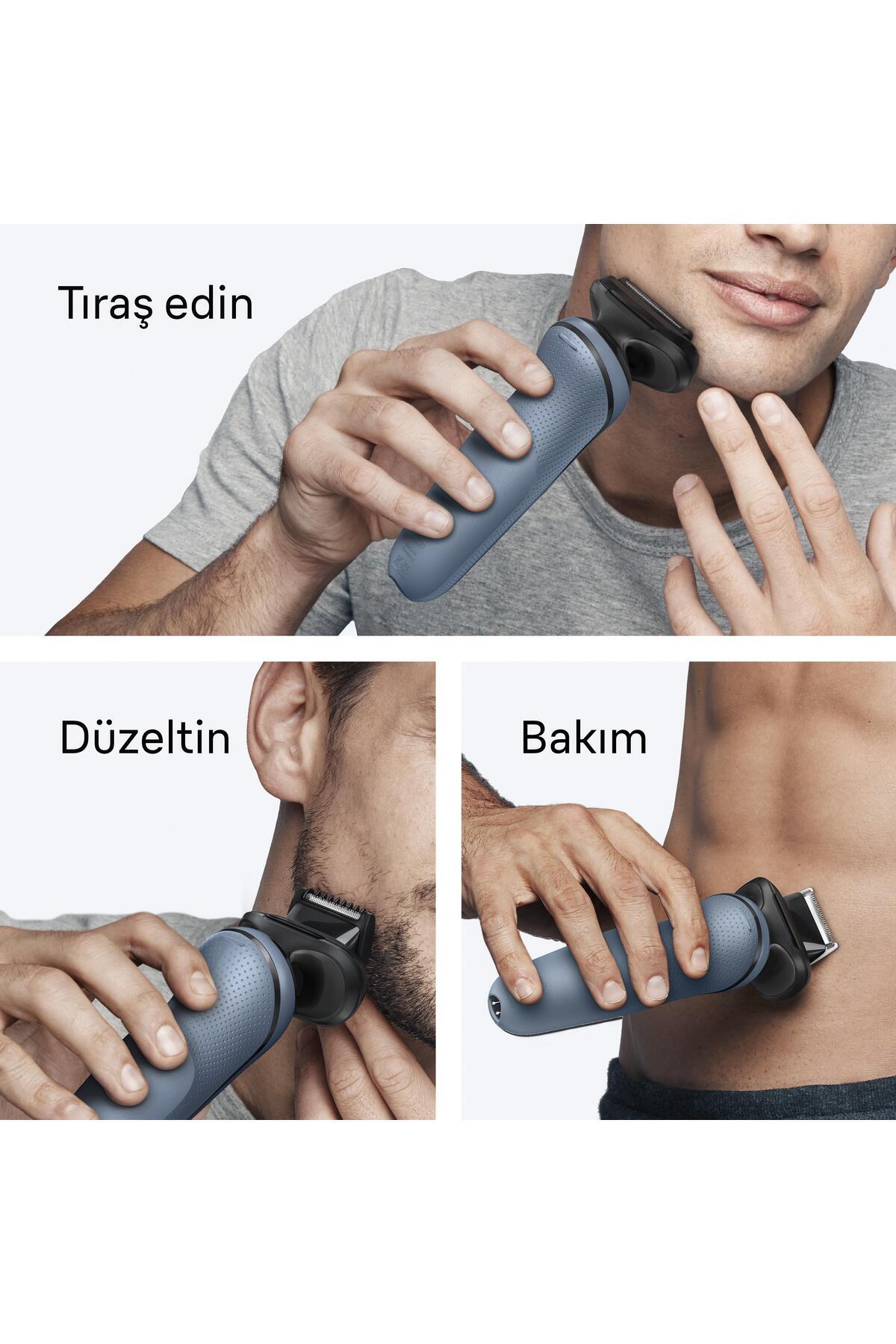 Braun Series 5 Elektrikli Tıraş Makinesi, Islak ve Kuru, Hassas Düzeltici, Vücut, 52-A1650S-