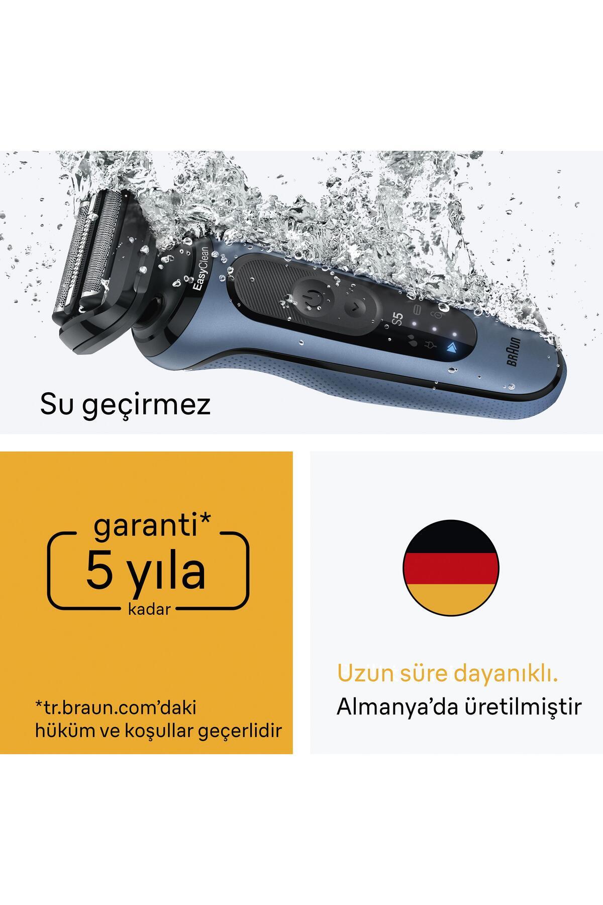 Braun Series 5 Elektrikli Tıraş Makinesi, Islak ve Kuru, Hassas Düzeltici, Vücut, 52-A1650S-