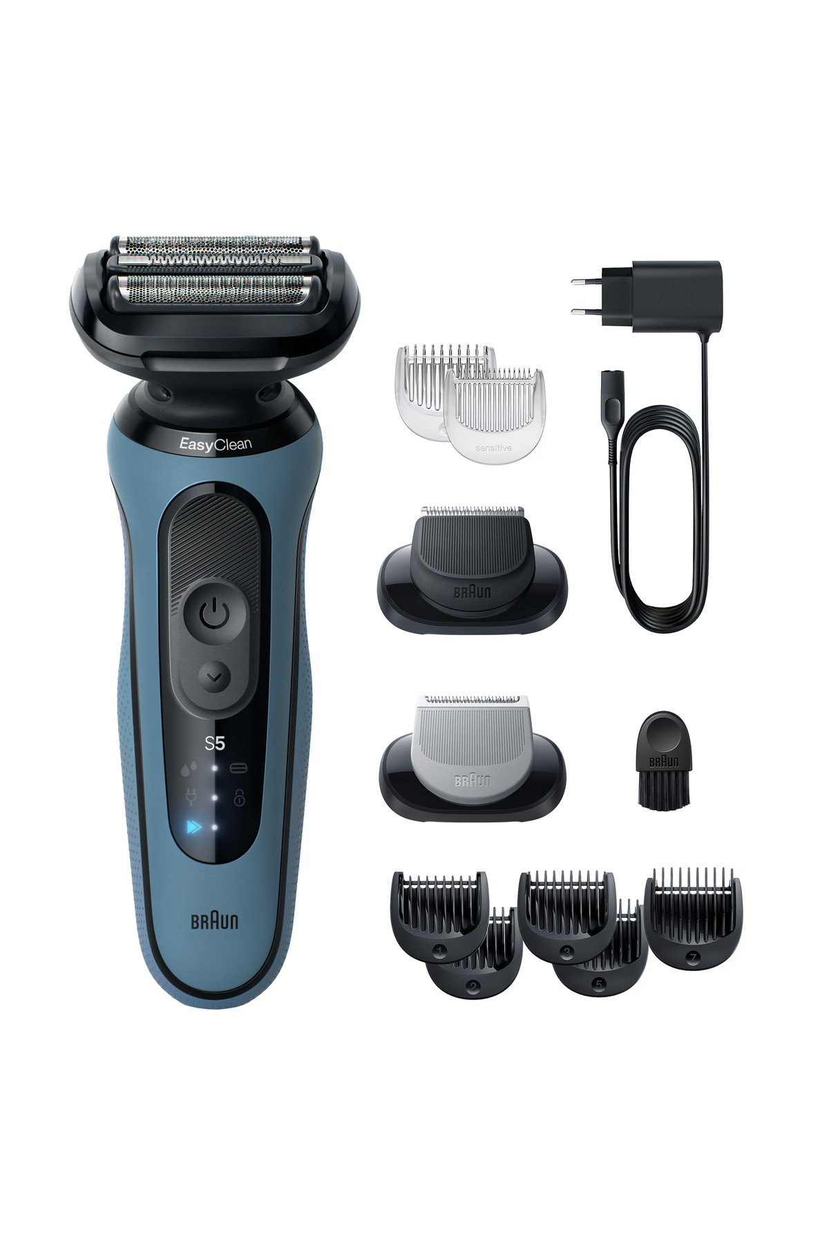 Braun Series 5 Elektrikli Tıraş Makinesi, Islak ve Kuru, Hassas Düzeltici, Vücut, 52-A1650S-
