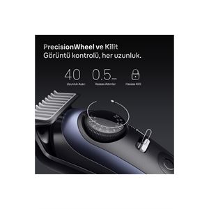 Braun Sakal Düzeltici Series 7, +10 Berber Ekipmanları, 40 Uzunluk, ProBlade, BT7540-