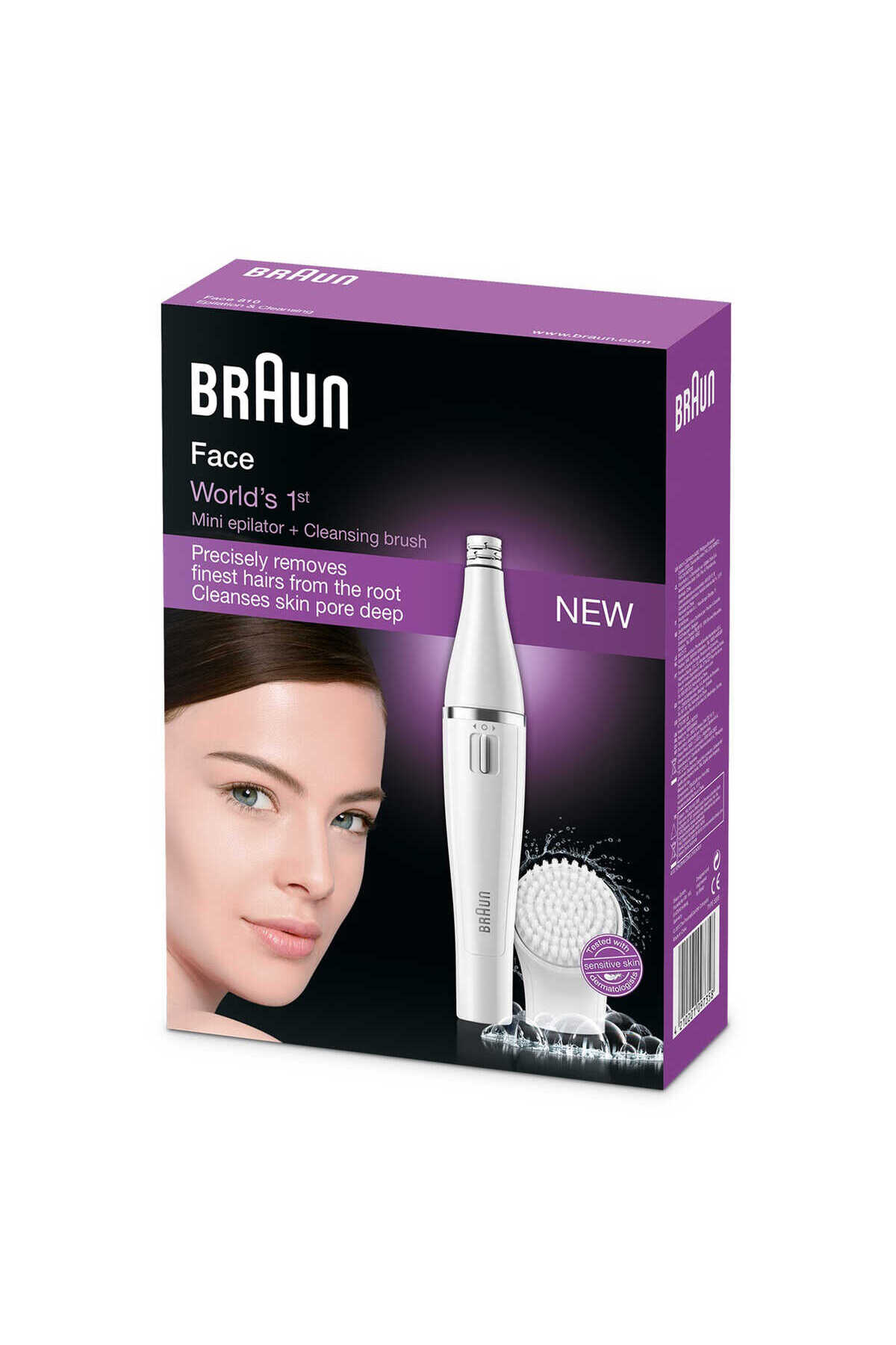 Braun Face 810 Yüz Epilatörü ve Temizleme Fırçası-