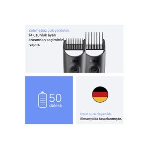 Braun Hepsi Bir Arada Series 3, 8’i 1 arada Tıraş Kiti, Keskin Bıçak, 14 Uzunluk, AIO3540-