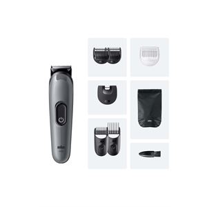 Braun Hepsi Bir Arada Series 3, 8’i 1 arada Tıraş Kiti, Keskin Bıçak, 14 Uzunluk, AIO3540-