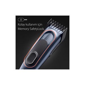 Braun Series 5 Hc5350, Erkekler Için 17 Uzunluk Ayarına Sahip Saç Kesme Makinesi-