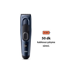 Braun Series 5 Hc5350, Erkekler Için 17 Uzunluk Ayarına Sahip Saç Kesme Makinesi-