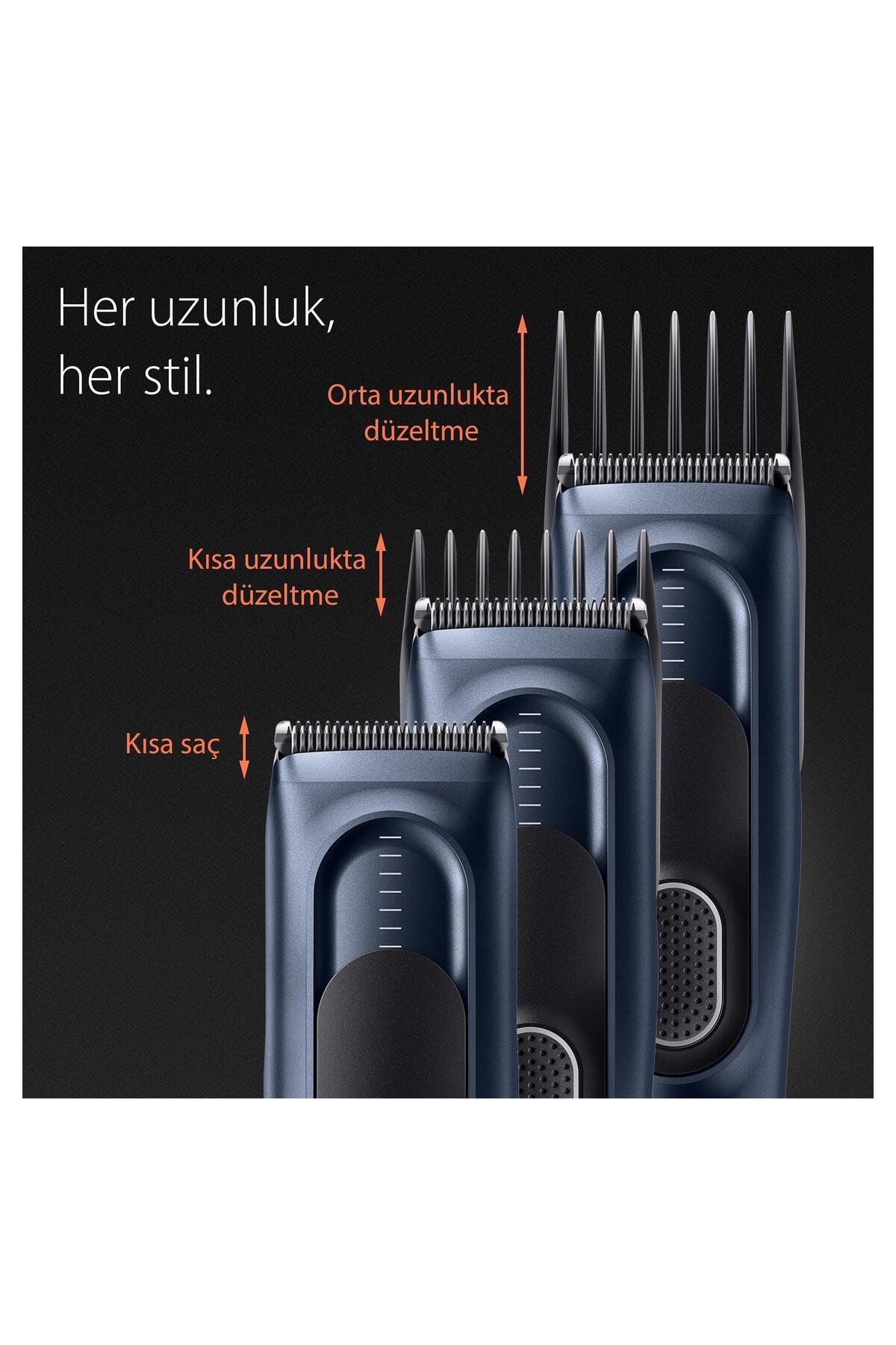 Braun Series 5 Hc5350, Erkekler Için 17 Uzunluk Ayarına Sahip Saç Kesme Makinesi-
