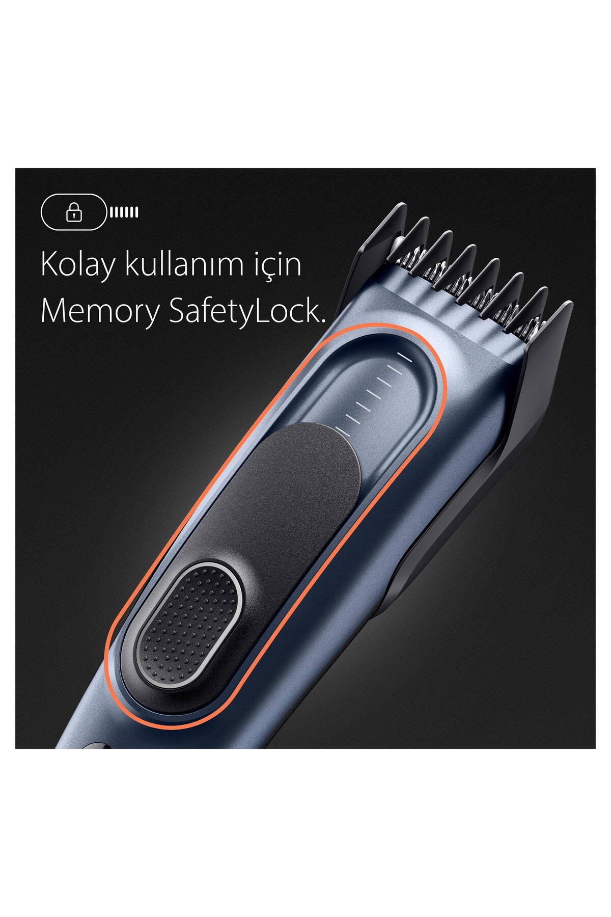 Braun Series 5 Hc5350, Erkekler Için 17 Uzunluk Ayarına Sahip Saç Kesme Makinesi-