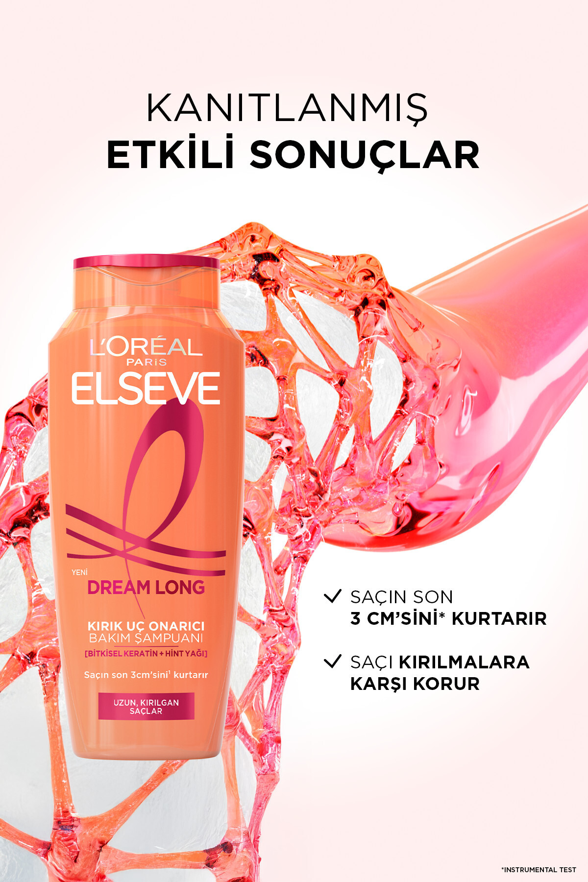 Elseve Dream Long Kırık Uç Onarıcı Bakım Şampuanı 400 ml-