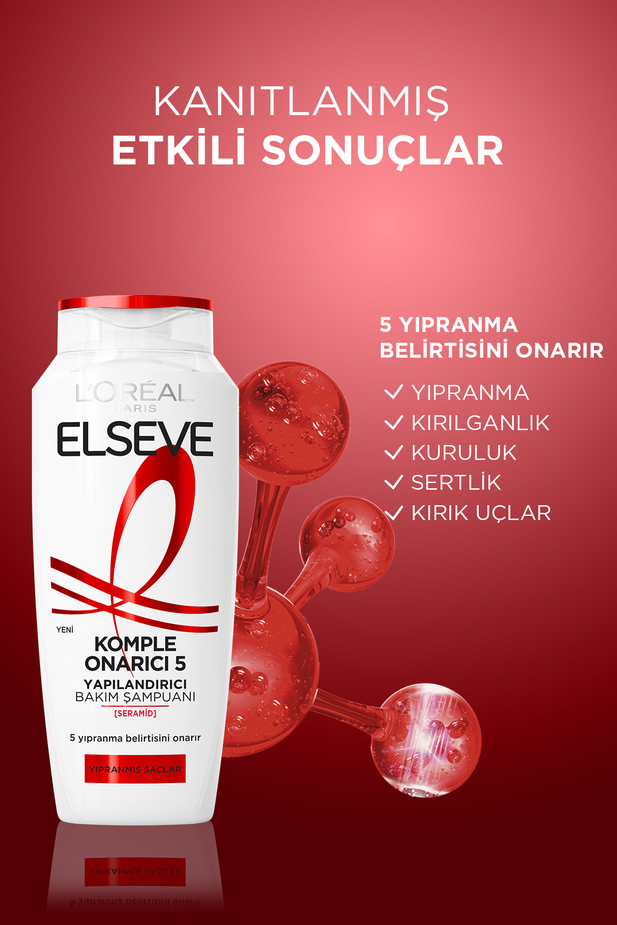 Elseve Komple Onarıcı 5 Yapılandırıcı Bakım Şampuanı 400 ml-